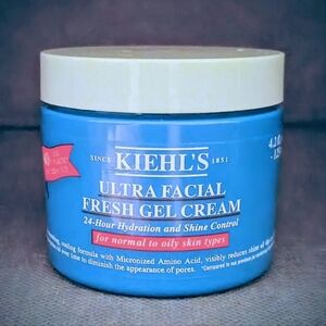 Kiehl’s Ultra Facial Oil Free Gel Cream 4.2 oz NEW $72 Retail Oily Skin